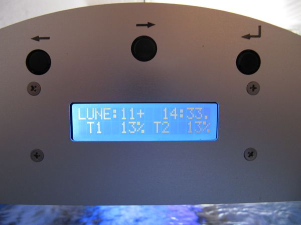 Après trois minutes d'allumage de la rampe